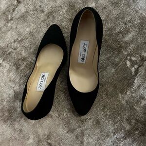 Jimmy Choo Black Suede Heels